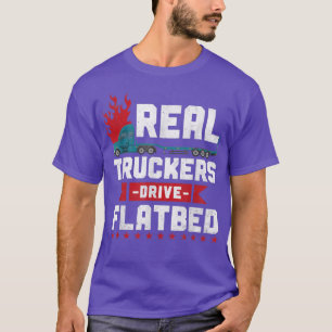 T-shirt Chauffeur de camion Vintage Véritable Truckers Dri