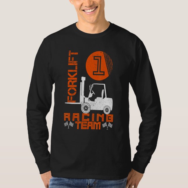 T-shirt Chauffeur de chariot élévateur fourkstacker Fourch (Devant)