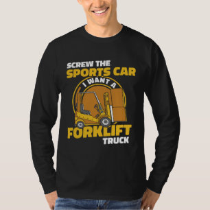 T-shirt Chauffeur De Chariot Élévateur Pro Entrepôt De Voi