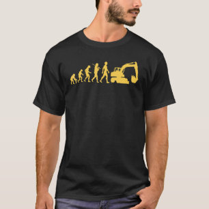 T-shirt Chauffeur de excavateur de construction de travail