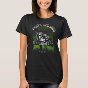 T-shirt Chauffeur de gazon tondeuse père père Landscaper V