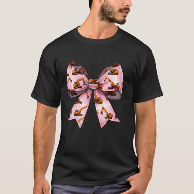 T-shirt Chauffeur de pont Coquette Constructeur HEO R (Devant)
