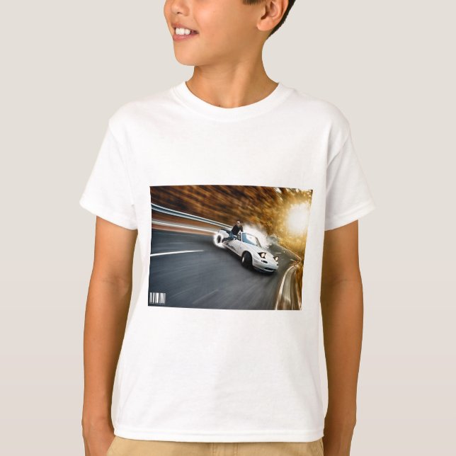 T-shirt Chauffeur de Roadster fou (Devant)