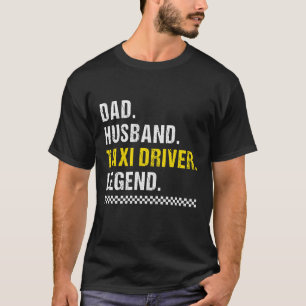 T-shirt Chauffeur de taxi papa mari