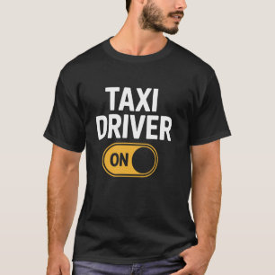 T-shirt Chauffeur de Taxi Sur l'Humour de Commutation Cab
