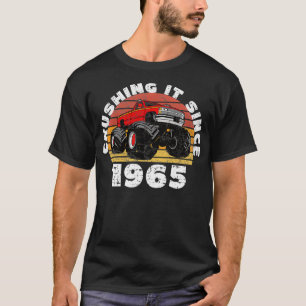 T-shirt Chauffeur Monster De Camion L'Écrasant Depuis 1965