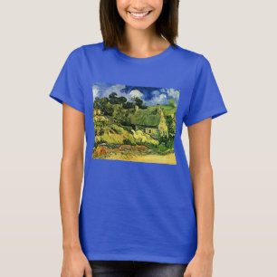 T-shirt Chaumières, Cordeville par Vincent van Gogh
