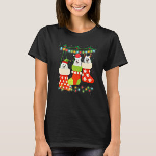 T-shirt Chaussette de Noël Esquimau américain Xmas Renne S