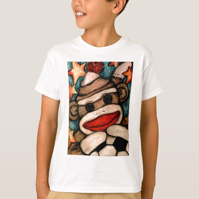 T-shirt Chaussette-heu singe (Devant)