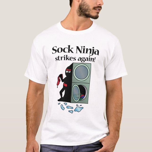 T-shirt Chaussette Ninja (Devant)