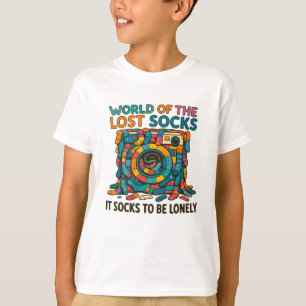 T-shirt Chaussettes Danoises Drôle Monde Manquant Mais Pas