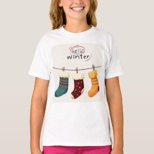 T-shirt chaussettes de Noël cadeaux