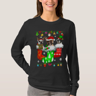 T-shirt Chaussettes de Noël Pyjama French Bulldog Chien Ch