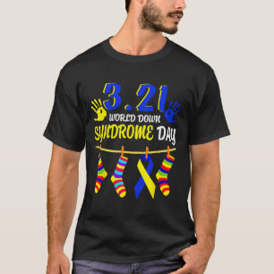 T-shirt Chaussettes de sensibilisation à la Journée mondia