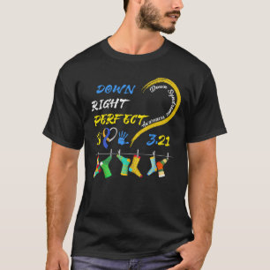 T-shirt Chaussettes de sensibilisation de la Journée mondi