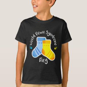 T-shirt Chaussettes mignonnes Cadeau graphique Monde du sy