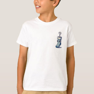 T-shirt Chaussettes rayées bleues perdues pour enfants