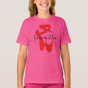 T-shirt Chaussons de ballet HAMbyWG avec votre nom
