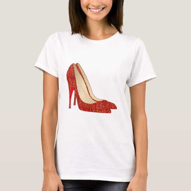T-shirt chaussons rubis (Devant)