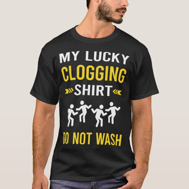 T-shirt Chaussure chanceuse pour claquettes (Devant)