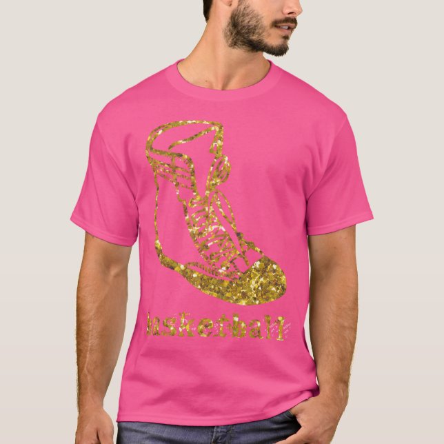 T-shirt Chaussure de basket-ball Gold (Devant)