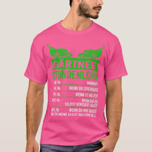 T-shirt Chaussure de jardinage à l'heure Grtner