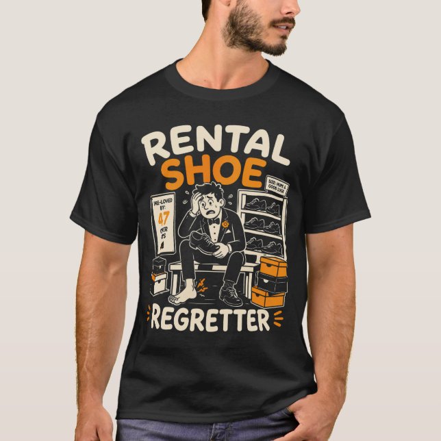 T-shirt Chaussure de location (Devant)