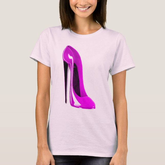 T-shirt Chaussure de stylet de roses indien (Devant)