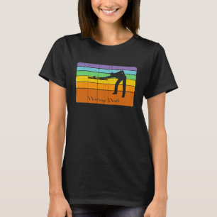 T-shirt Chaussure pour femmes Vintage rétro colorée