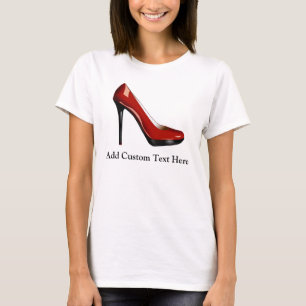 T-shirt Chaussure rouge sassy