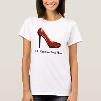 T-shirt Chaussure rouge sassy