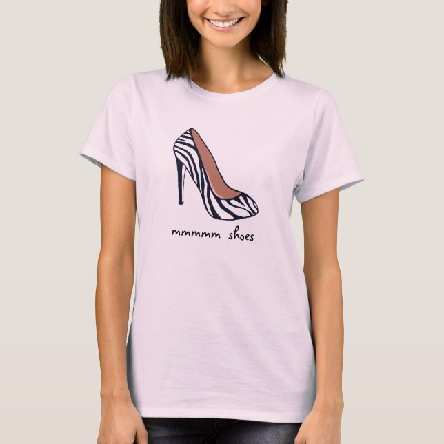 T-shirt Chaussure Zebra (Devant)