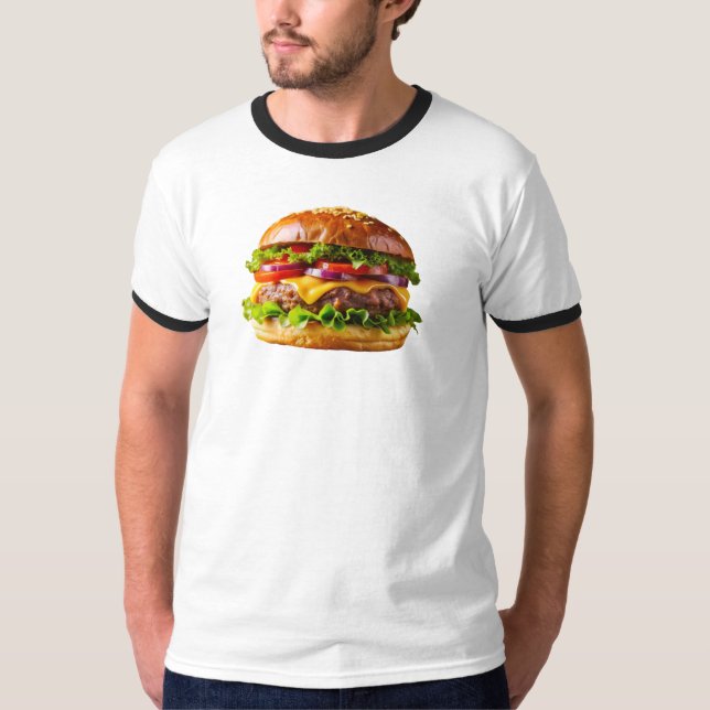 T-shirt ChaussureHabille hamburger empilé thic (Devant)