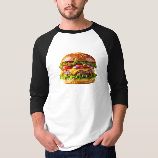 T-shirt ChaussureHabille hamburger empilé thic (Devant)