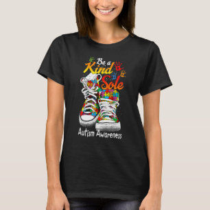 T-shirt Chaussures à énigme Trendy Be A Kind Sole pour la
