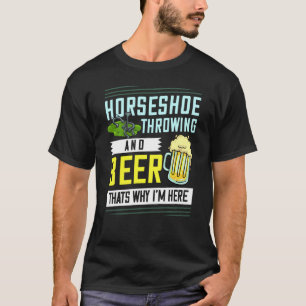 T-shirt Chaussures à lancer en fer à cheval