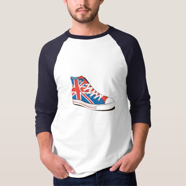 T-shirt Chaussures Angleterre (Devant)