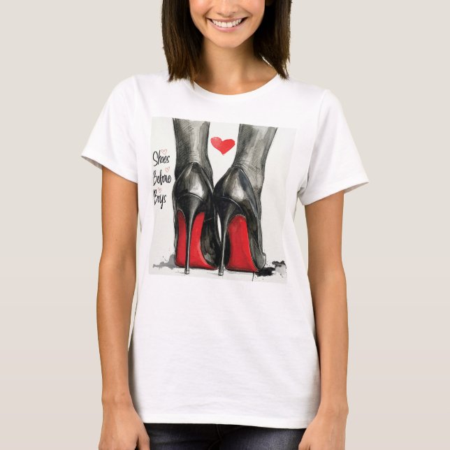 T-shirt Chaussures avant garçons (Devant)