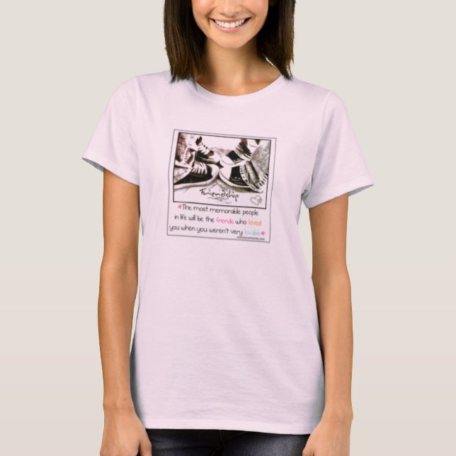 T-shirt Chaussures d'amitié (Devant)