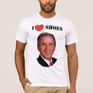 T-shirt Chaussures d'amours de George Bush
