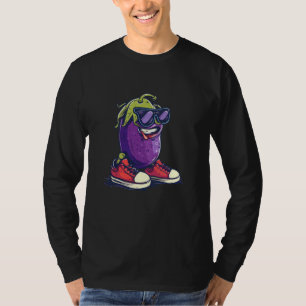 T-shirt Chaussures d'aubergine pour les amateurs de chauss