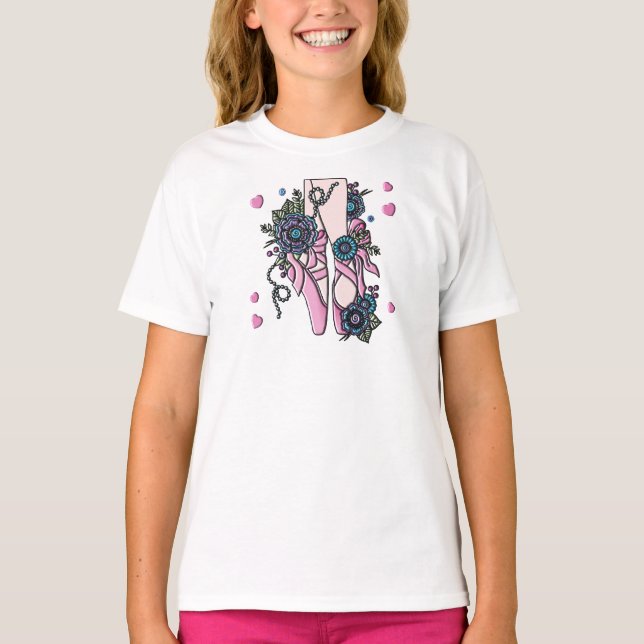 T-shirt Chaussures de ballet (Devant)