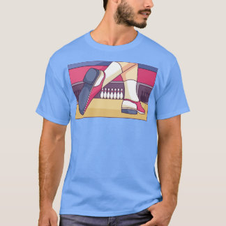 T-shirt Chaussures de bowling sportif