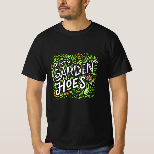 T-shirt Chaussures de jardin sales (Devant)