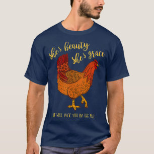 T-shirt Chaussures de poulet Beauté Chaussures Grace Peck 
