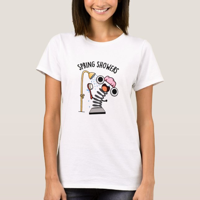 T-shirt Chaussures de printemps amusant jeu de saison (Devant)