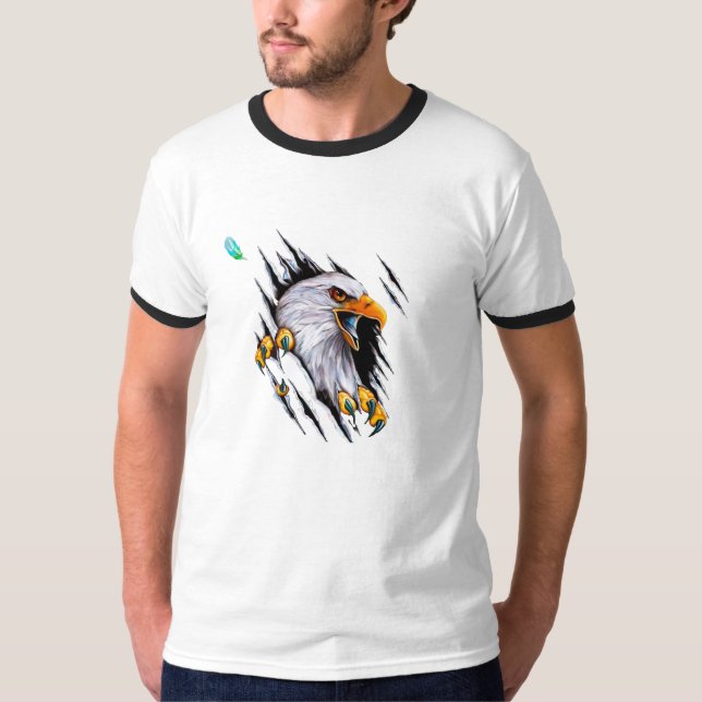 T-shirt chaussures en toile d'aigle (Devant)