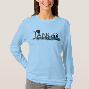 T-shirt Chaussures et casquette de tango avec le plancher
