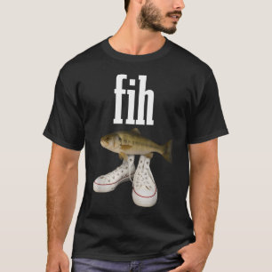 T-shirt Chaussures Fih Poisson Drôle