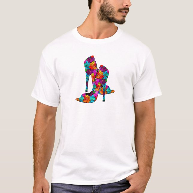 T-shirt Chaussures haute talon pour les loisirs estivaux (Devant)